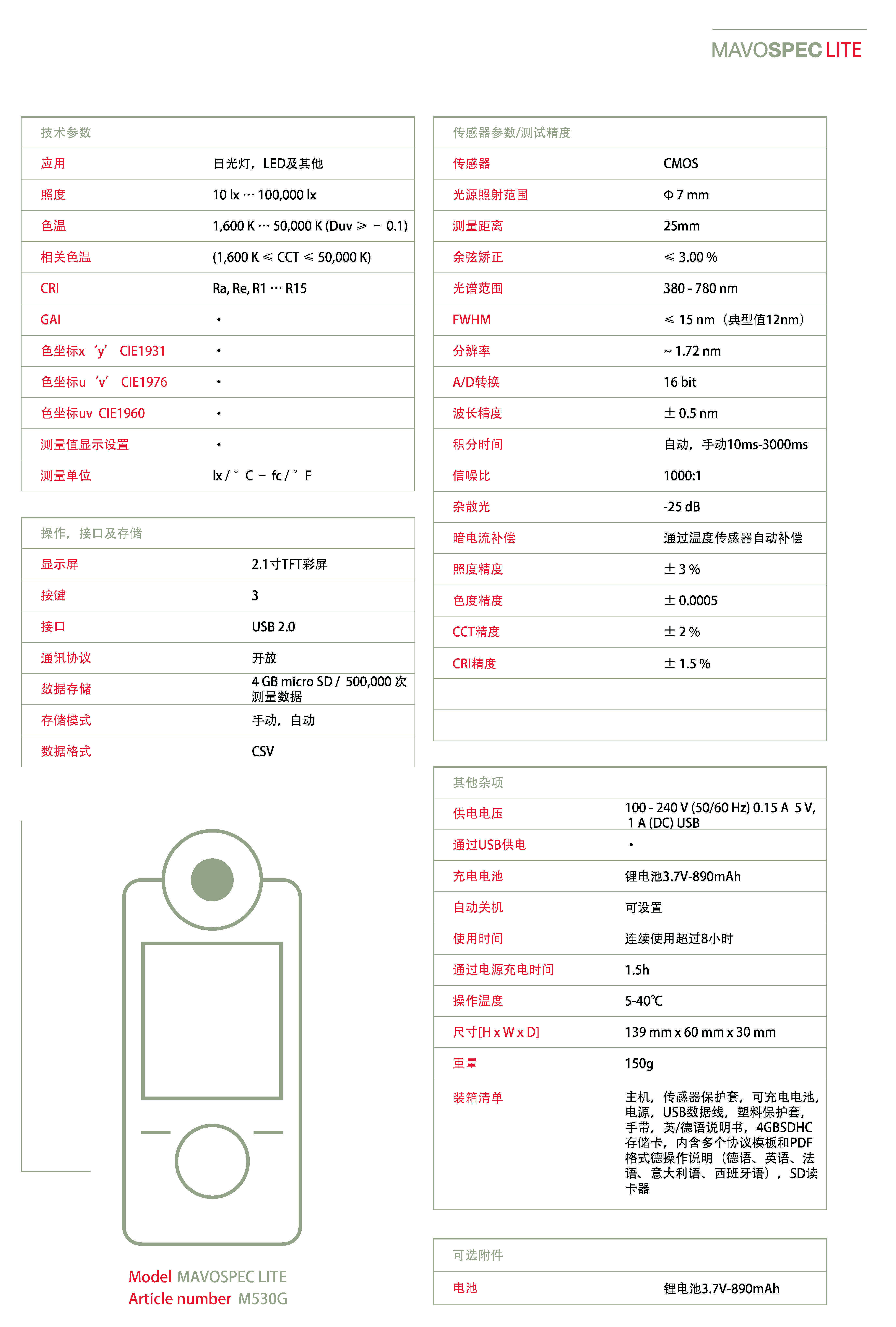 頁面提取自－MAVOSPEC LITE樣冊 211203